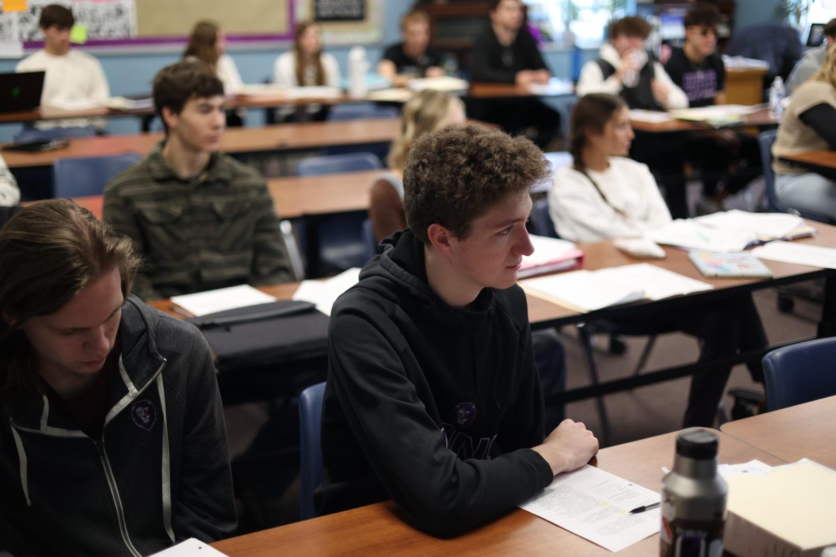 Joseph Bose and Gavin Zimmer staying healthy and attending class