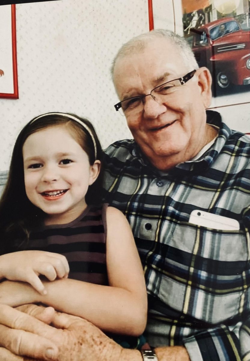 Lila Carrillo and her grandpa