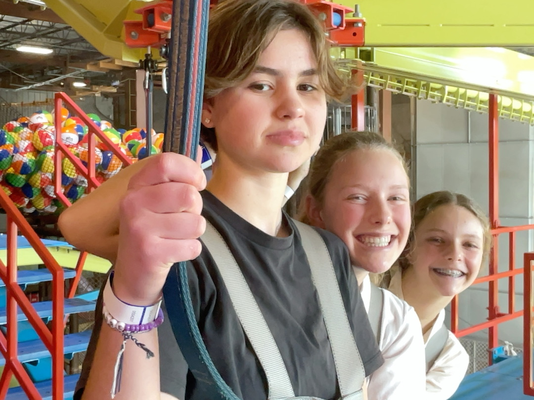 Laure Helene with Paige and Ivory Cartwright 